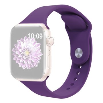 KALEBOL Apple Watch Series 41mm / 40mm / 38mm Silikonklokkebånd, str: S / M - Lilla