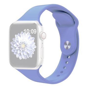 KALEBOL Apple Watch Series 41mm / 40mm / 38mm Silikonklokkebånd, str: S / M - Lavendel Lilla