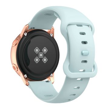 KALEBOL KLB-HDKGJ-001 Samsung Galaxy Watch 22 mm silikonarmbånd klokkerem med sommerfuglspenne - Babyblå