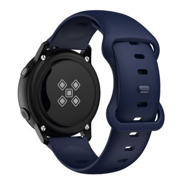 KALEBOL KLB-HDKGJ-001 Samsung Galaxy Watch 22 mm silikonarmbånd klokkerem med sommerfuglspenne - Midnattsblå