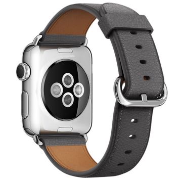 Apple Watch Series 41 mm / 40 mm / 38 mm klokkerem i ekte okselær - Grå