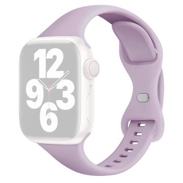 Apple Watch Series 41mm / 40mm / 38mm Silikonarmbånd - Lyselilla