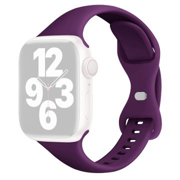 Apple Watch Series 41mm / 40mm / 38mm Silikonarmbånd - Mørkelilla