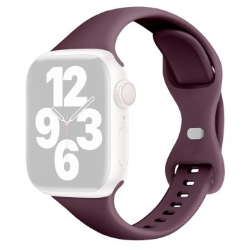 Apple Watch Series 41mm / 40mm / 38mm Silikonklokkearmbånd - Røyklilla