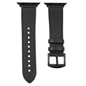 Apple Watch Series 41mm / 40mm / 38mm Silikonarmbånd - Svart