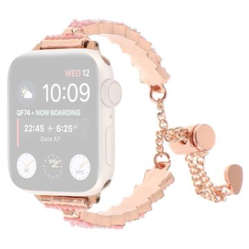 Apple Watch Series 41mm / 40mm / 38mm metallklokkerem - Rose Gull