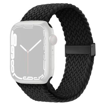 Apple Watch Series 41mm / 40mm / 38mm Nylon Strap Replacement - Svart