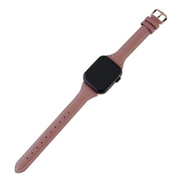 Apple Watch Series 41mm / 40mm / 38mm Vegansk lærarmbånd - Rosa