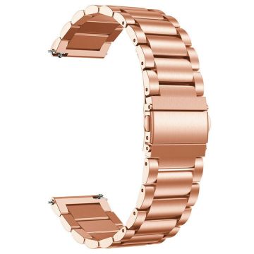 Coros Watch GT 4 46mm / GT 3 46mm / GT 3 SE / 4 / 4 Pro Armbånd 316L rustfritt stål 22mm klokkerem - Rose Gull