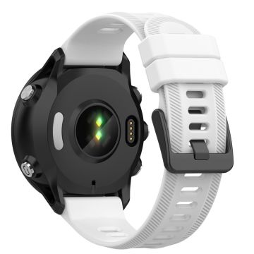 Garmin Forerunner 955 Silikonklokkebånd Myk sportsrem - Hvit