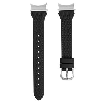 Samsung Galaxy Watch4 / Watch5 / Watch4 Classic / Watch4 Active / Watch5 Active / Watch5 Pro Rhombus Watchband - Svart