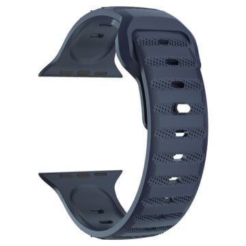 Apple Watch Series 41 mm - 40 mm - 38 mm Universalarmbånd Fluorgummi-klokkeremmer - Blå