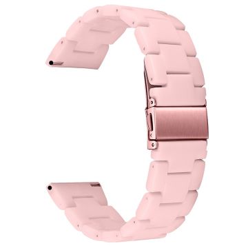 FITVII Resin Watch Band Vanntett erstatningsklokkerem - Rosa