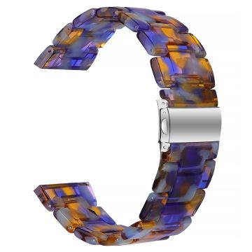 FITVII Resin Watch Band Vanntett erstatningsklokkerem - Blått Ishav