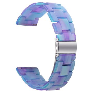 FITVII Resin Watch Band Vanntett erstatningsklokkerem - Blått Fantom