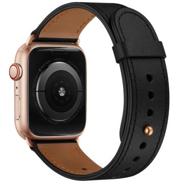 Apple Watch Series 41mm - 40mm - 38mm Universal håndleddsrem - Svart + Svart