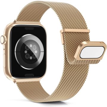 Apple Watch Series 41mm - 40mm - 38mm Universal klokkerem i rustfritt stål - Rose Gull