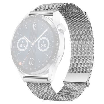 Huawei Watch GT 4 46mm / Honor Watch 4 Pro 22mm Armbånd i rustfritt stål - Sølv