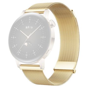 Huawei Watch GT 4 46mm / Honor Watch 4 Pro 22mm Armbånd i rustfritt stål - Gull