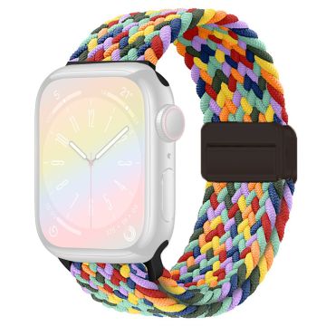 Apple Watch Series 41mm - 40mm - 38mm Universal Nylon Watch Band Magnetic Strap - W Flerfarget