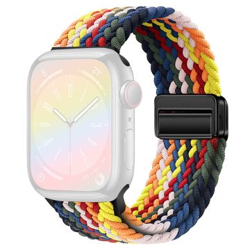 Apple Watch Series 41mm - 40mm - 38mm Universal Nylon Watch Band Magnetic Strap - Z Flerfarget