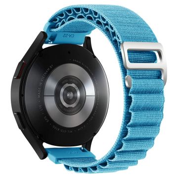 KALEBOL KLB-GSNL-001 Samsung Galaxy Watch3 45 mm / Huawei Watch GT4 46 mm klokkerem 22 mm nylonarmbånd - Blå