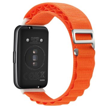 KALEBOL KLB-GSNL-001 Huawei Band 7 Håndleddsbånd justerbare pustende stropper i nylon - Oransje