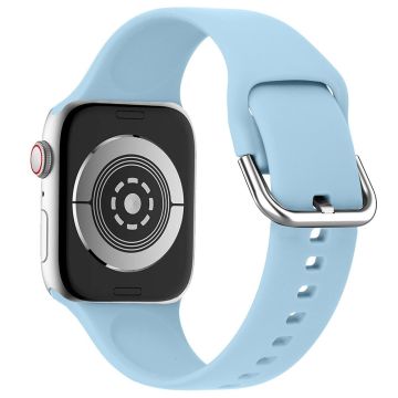 KALEBOL Apple Watch Series 41mm - 40mm - 38mm Universal silikonklokkerem - Babyblå