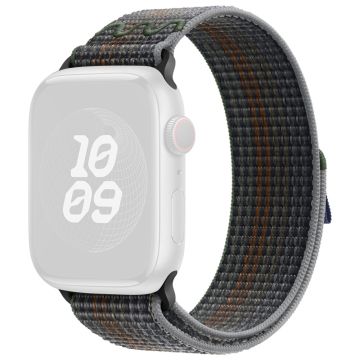 KALEBOL Apple Watch Series 41mm - 40mm - 38mm Universal Watchband Nylon Strap - Midnatt