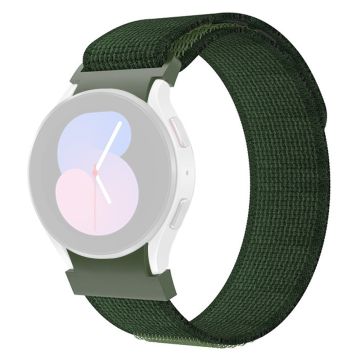 KALEBOL KLB-YJNLHH-001 Samsung Galaxy Watch4 / Watch 5 / Watch6 Nylonbånd Loop-armbånd - Militærgrønn