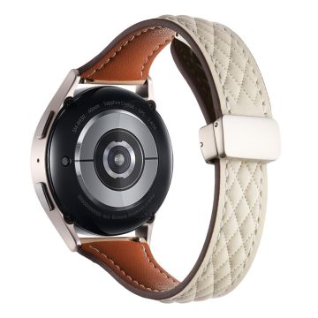 Samsung Galaxy Watch3 45 mm / Huawei Watch GT 4 46 mm klokkerem 22 mm ekte okseskinnrem - Stjernelys