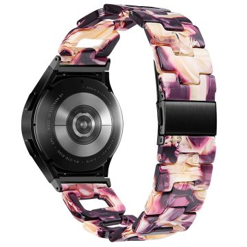 Samsung Galaxy Watch4 Active 40mm / Active 44mm / Classic 42mm / Classic 46mm Harpiks D-formet klokkerem - Glitter Lilla