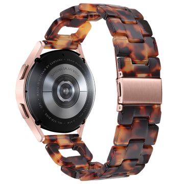 Samsung Galaxy Watch 5 40mm / 44mm / Watch 5 Pro 45mm Smart Watch D-formet harpiksarmbånd - Skilpaddeskall