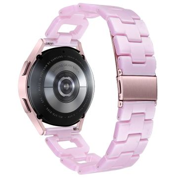 Samsung Galaxy Watch 5 40mm / 44mm / Watch 5 Pro 45mm Smart Watch D-formet harpiksarmbånd - Lyselilla