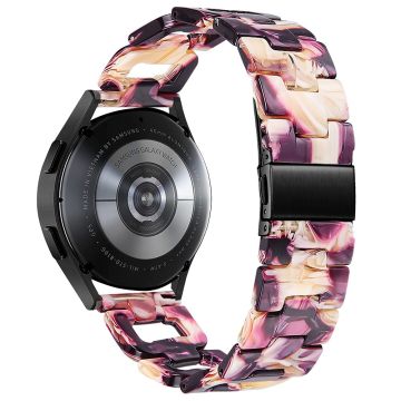 Samsung Galaxy Watch 5 40mm / 44mm / Watch 5 Pro 45mm Smart Watch D-formet harpiksarmbånd - Glitter Lilla