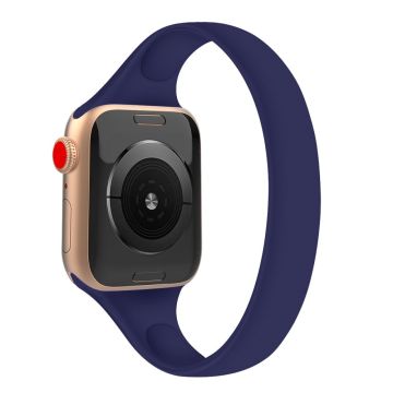 Apple Watch Series 41mm - 40mm - 38mm silikon smartklokkerem, str: S - Safir