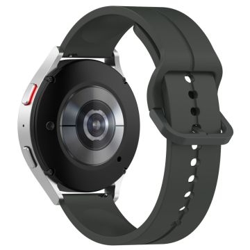 Samsung Galaxy Watch3 45 mm / Huawei Watch GT 4 46 mm klokkerem 22 mm silikonarmbånd - Mørkegrå