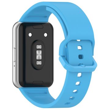 Samsung Galaxy Fit3 (SM-R390) Armbånd med mykt silikonarmbånd med flat spenne - Himmelblå