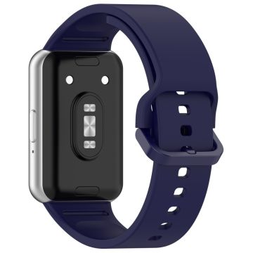 Samsung Galaxy Fit3 (SM-R390) Armbånd med mykt silikonarmbånd med flat spenne - Blå