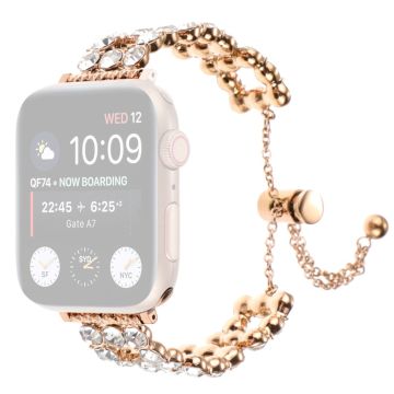 Apple Watch Series 41 mm - 40 mm - 38 mm klokkerem i sinklegering - Rose Gull