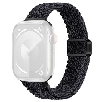 Apple Watch Series 41mm - 40mm - 38mm Armbånd med magnetisk spenne - Grafitt Svart