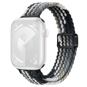 Apple Watch Series 41mm - 40mm - 38mm Armbånd med magnetisk spenne - Svart Grå