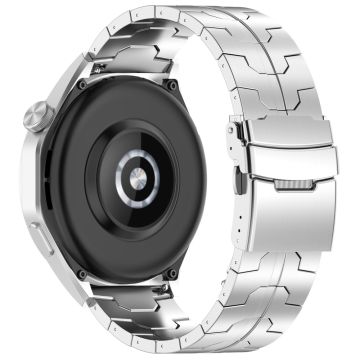 Samsung Galaxy Watch3 45mm / Huawei Watch GT 4 46mm Armbånd 22mm Titanium Alloy Watch Armbånd - Sølv