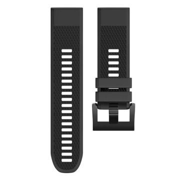 KALEBOL KLB-SJLWGJ-001 Garmin QuickFit 22 mm håndleddsbånd justerbar silikonrem - Svart