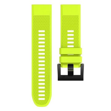 KALEBOL KLB-SJLWGJ-001 Garmin QuickFit 22 mm håndleddsbånd justerbar silikonrem - Lime