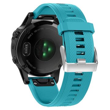 KALEBOL KLB-LWGJ-001 Garmin Fenix 7 / 7 Pro Armbånd QuickFit 22 mm klokkerem med rutenettstruktur - Offisiell Blå