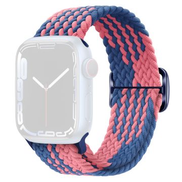 KALEBOL KLB - BZNL - 001 Apple Watch Series 41mm - 40mm - 38mm Nylon Watch Band - Blå + Rosa