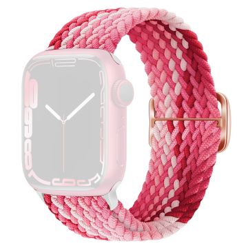 KALEBOL KLB - BZNL - 001 Apple Watch Series 41mm - 40mm - 38mm Nylon Watch Band - Jordbærrød