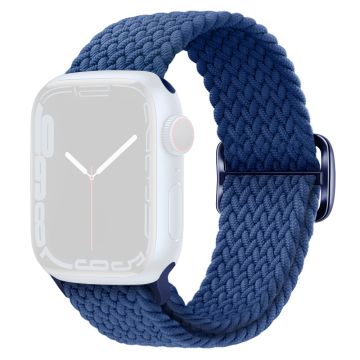 KALEBOL KLB - BZNL - 001 Apple Watch Series 41mm - 40mm - 38mm Nylon Watch Band - Sjøblå