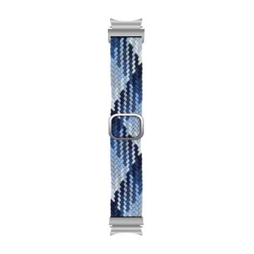 KALEBOL KLB-BZNL-001 Samsung Galaxy Watch4 / Watch 5 / Watch 5 Pro / Watch6 Strap Nylon Watch Band - Blåbær